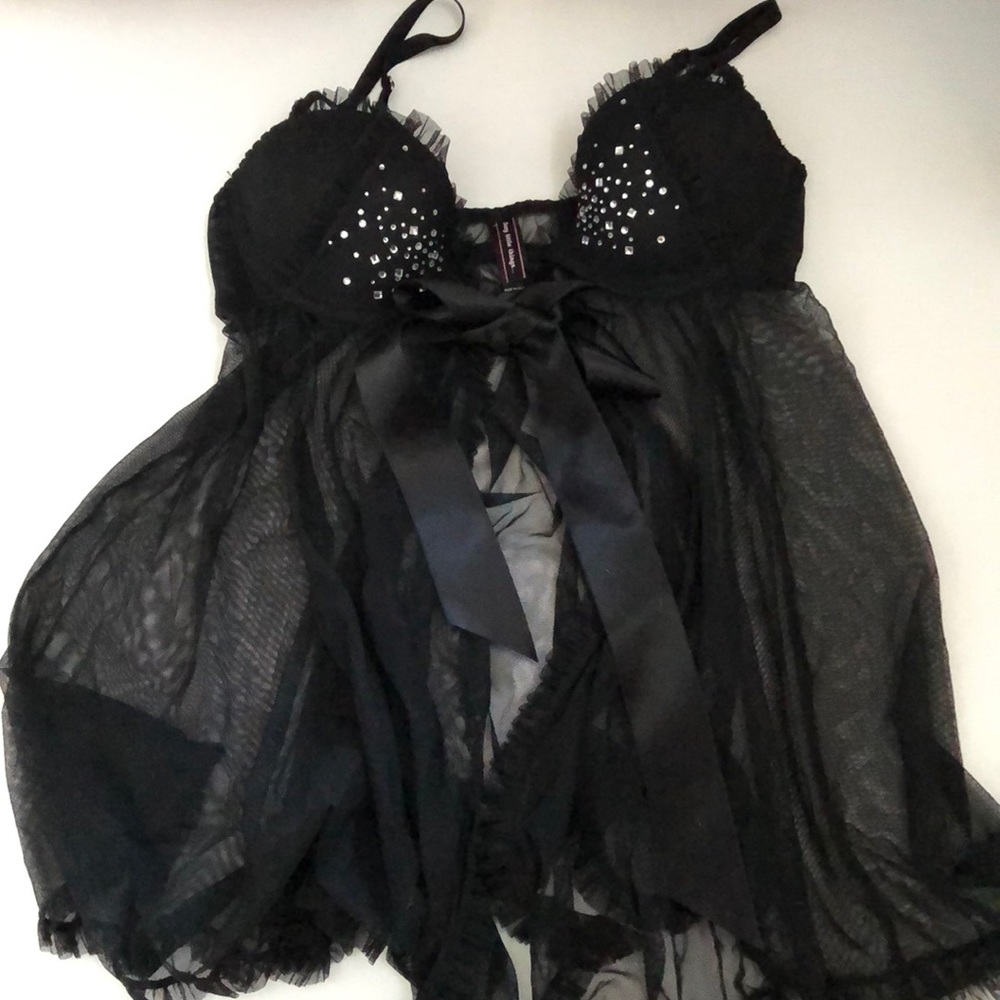 Victoria’s Secret teddy with crystal embellishment